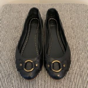 Frye Carson Ballet flat shoes, Black, Sz 8m, EUC vintage worn only few times! 🖤
